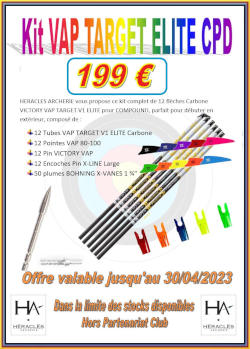 KIT FLECHES 2023 HERACLES ARCHERIE